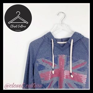 Arizona Jean Co. | Union Jack Sequin Hoodie